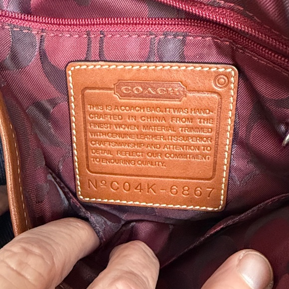 #coach signature stripe denim Bag - Picture 7 of 11